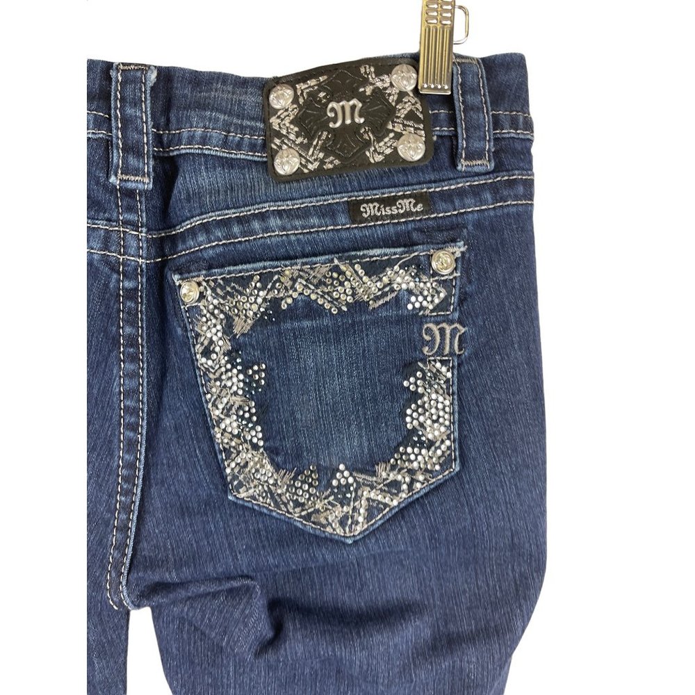 Miss Me Mid-Rise Easy Boot Blue Jeans Denim Women's Size 29
